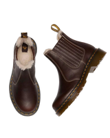 2976 Leonore II Grizzly Leather Chelsea Boots in Dark Brown