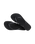 Slim Flatform Flip Flops in Black