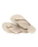 Slim Flatform Flip Flops in Beige
