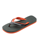 Dual Flip Flops in Green Olive