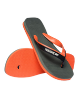 Dual Flip Flops in Green Olive