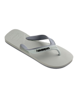 Dual Flip Flops in White & Ice Grey