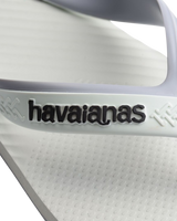 Dual Flip Flops in White & Ice Grey