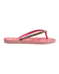 Girls Slim Glitter Trendy Flip Flops in Blossom & Pink Flux