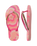 Girls Slim Glitter Trendy Flip Flops in Blossom & Pink Flux
