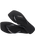 The Havaianas Womens Square Logo Metallic Flip Flops in Black & Silver
