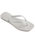 The Havaianas Womens Slim Square Flip Flops in White