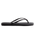 Slim Square Flip Flops in Black