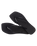 Slim Square Flip Flops in Black