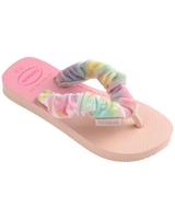 The Havaianas Girls Girls Fluffy Flip Flops in Ballet Rose