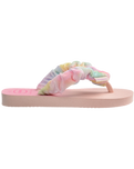 The Havaianas Girls Girls Fluffy Flip Flops in Ballet Rose