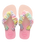 The Havaianas Girls Girls Fluffy Flip Flops in Ballet Rose