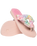 The Havaianas Girls Girls Fluffy Flip Flops in Ballet Rose