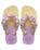 Girls Fluffy Flip Flops in Buttercream