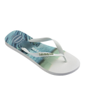 Top Surfer I Flip Flops in White