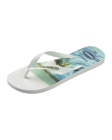 Top Surfer I Flip Flops in White