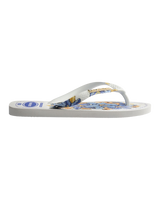 Top Tropicalia Vibes II Flip Flops in White