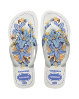 Top Tropicalia Vibes II Flip Flops in White