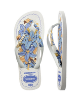 Top Tropicalia Vibes II Flip Flops in White