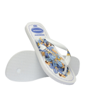 Top Tropicalia Vibes II Flip Flops in White