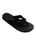 Surfer Coast Flip Flops in New Graphite & Black
