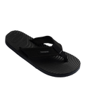Surfer Coast Flip Flops in New Graphite & Black