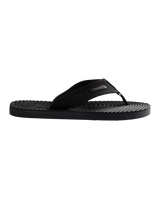 Surfer Coast Flip Flops in New Graphite & Black