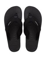 Surfer Coast Flip Flops in New Graphite & Black