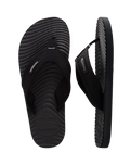 Surfer Coast Flip Flops in New Graphite & Black