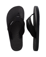 Surfer Coast Flip Flops in New Graphite & Black
