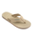 Surfer Coast Flip Flops in Rose Gold & Sand
