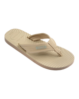 Surfer Coast Flip Flops in Rose Gold & Sand