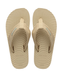 Surfer Coast Flip Flops in Rose Gold & Sand