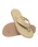 Surfer Coast Flip Flops in Rose Gold & Sand