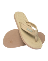 Surfer Coast Flip Flops in Rose Gold & Sand
