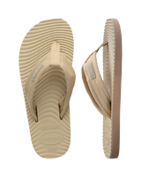 Surfer Coast Flip Flops in Rose Gold & Sand