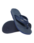 Surfer Coast Flip Flops in Navy Blue & Indigo Blue
