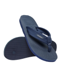 Surfer Coast Flip Flops in Navy Blue & Indigo Blue