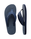 Surfer Coast Flip Flops in Navy Blue & Indigo Blue
