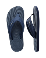 Surfer Coast Flip Flops in Navy Blue & Indigo Blue