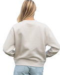 The Born by the Sea Womens Tropical Arch Sweatshirt in Bone