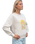 The Born by the Sea Womens Tropical Arch Sweatshirt in Bone
