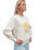 The Born by the Sea Womens Tropical Arch Sweatshirt in Bone