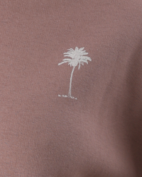 Beach Club Hoodie in Hazy Pink