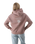 The Born by the Sea Womens Beach Club Hoodie in Hazy Pink