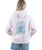 The Born by the Sea Womens Divine Hoodie in Orchid