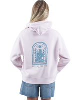 The Born by the Sea Womens Divine Hoodie in Orchid
