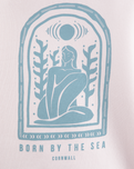 The Born by the Sea Womens Divine Hoodie in Orchid