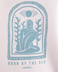 The Born by the Sea Womens Divine Hoodie in Orchid