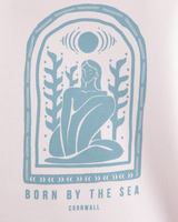 The Born by the Sea Womens Divine Hoodie in Orchid